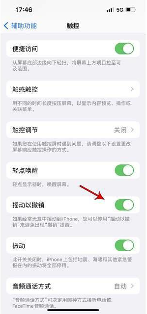 滑县苹果手机维修分享iPhone手机如何设置摇一摇删除文字 